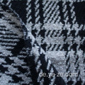 Wollstoff Plaid Tweed schwarzweiß für Mantel